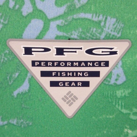 COLUMBIA PFG Freezer III Tank Dress Sz S Emerald City Palm Athletic Performance - Picture 11 of 14